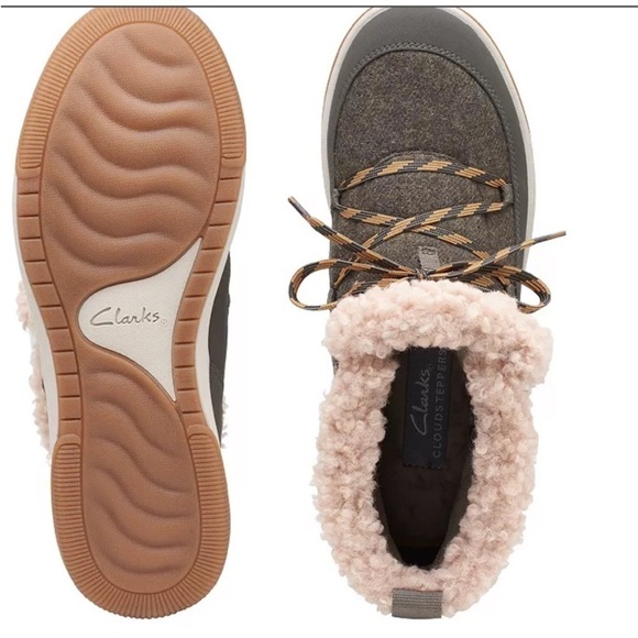 🔥NWOB🔥 Clarks® Cloudsteppers Breeze Glacier Women's 10 Winter Boots NEW - Picture 6 of 9